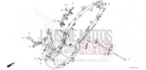 FRAME BODY SH125ADT de 2026